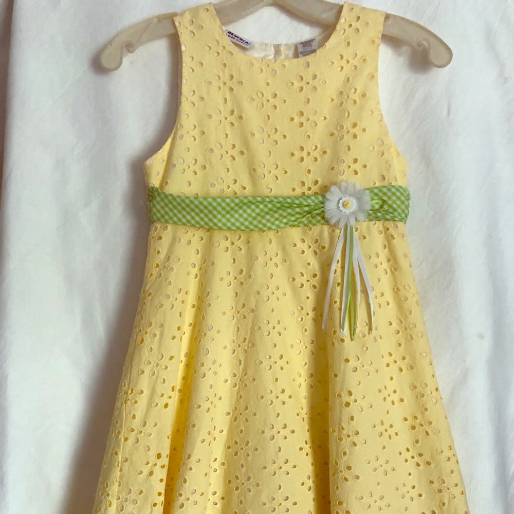 BLUEBERi Boulevard adorable girls eyelet dress.